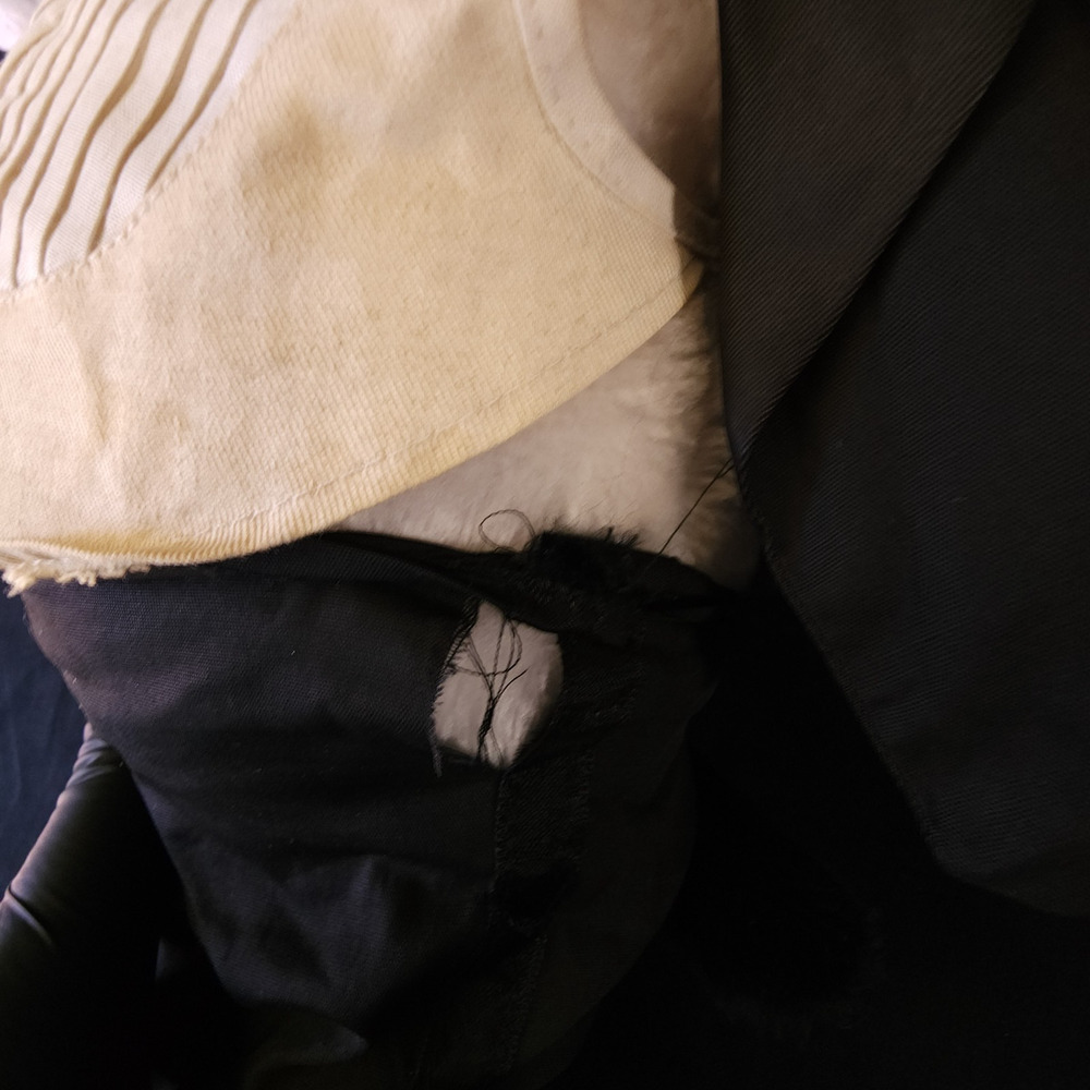 Vintage Snoopy Peanuts Plush Toy 1968 20” Tall W/Tuxedo Black Tux White Dog - Picture 4 of 16